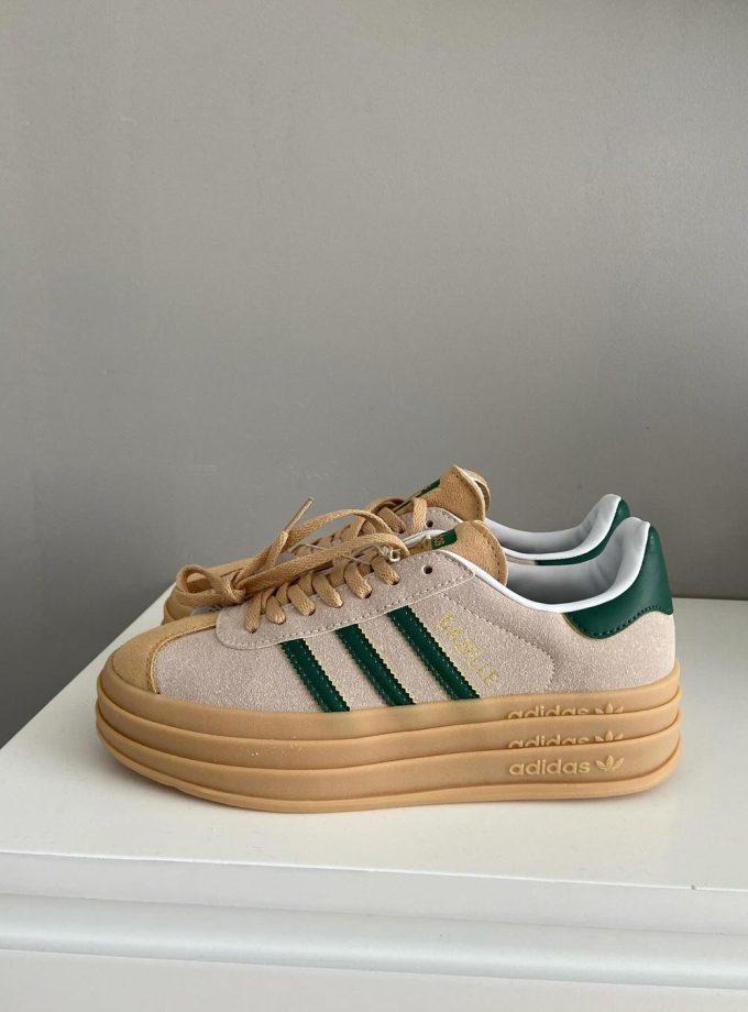Gazelle Bold “Cream Collegiate/Green"