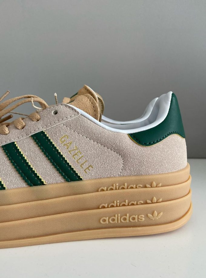 Gazelle Bold “Cream Collegiate/Green"